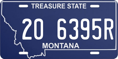 MT license plate 206395R