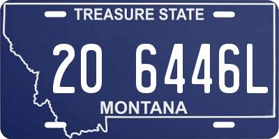 MT license plate 206446L