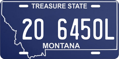 MT license plate 206450L
