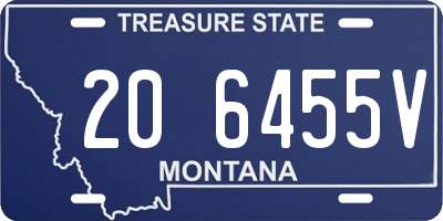 MT license plate 206455V