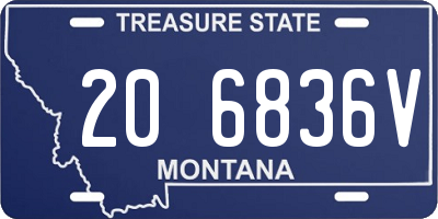 MT license plate 206836V