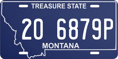 MT license plate 206879P