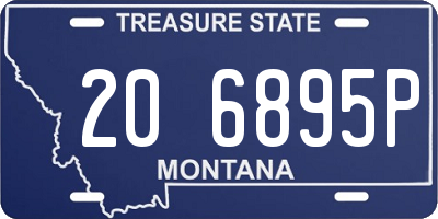 MT license plate 206895P
