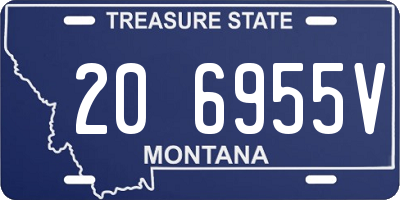 MT license plate 206955V