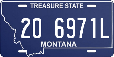 MT license plate 206971L