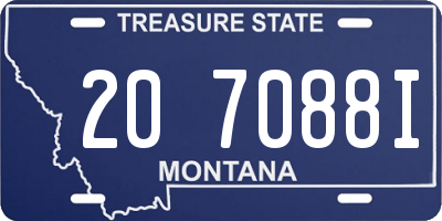 MT license plate 207088I