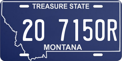 MT license plate 207150R