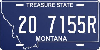 MT license plate 207155R