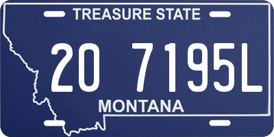 MT license plate 207195L