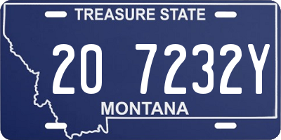 MT license plate 207232Y