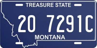 MT license plate 207291C