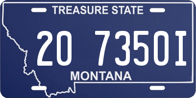 MT license plate 207350I