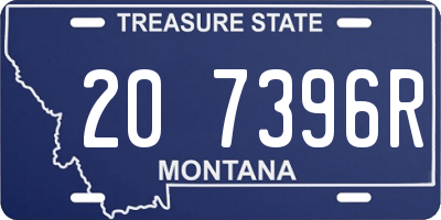 MT license plate 207396R