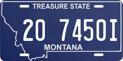 MT license plate 207450I