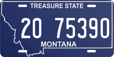 MT license plate 207539O