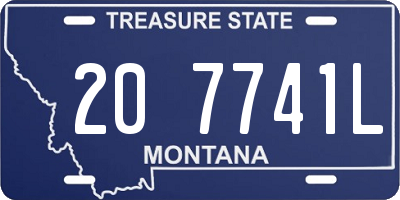 MT license plate 207741L