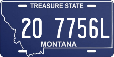 MT license plate 207756L