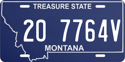 MT license plate 207764V