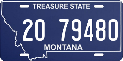 MT license plate 207948O