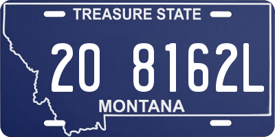 MT license plate 208162L