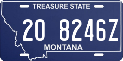 MT license plate 208246Z