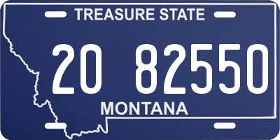 MT license plate 208255O