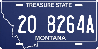 MT license plate 208264A