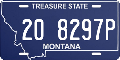 MT license plate 208297P
