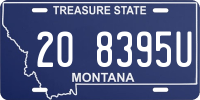 MT license plate 208395U