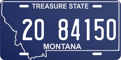 MT license plate 208415O