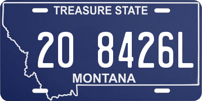 MT license plate 208426L