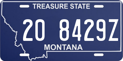 MT license plate 208429Z