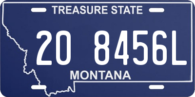 MT license plate 208456L