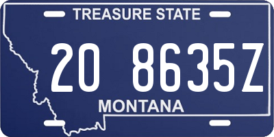 MT license plate 208635Z