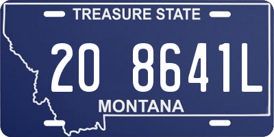 MT license plate 208641L