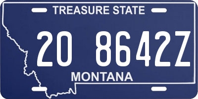 MT license plate 208642Z