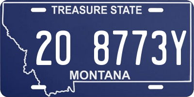 MT license plate 208773Y