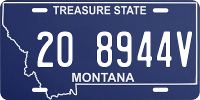 MT license plate 208944V