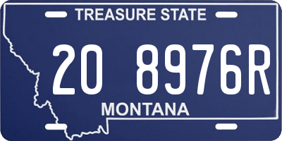 MT license plate 208976R