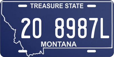 MT license plate 208987L