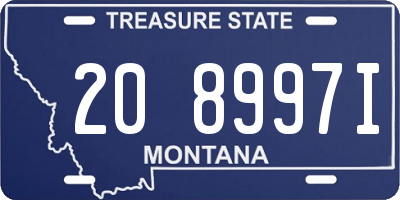 MT license plate 208997I