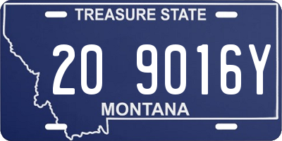 MT license plate 209016Y