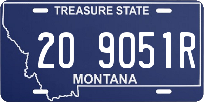 MT license plate 209051R