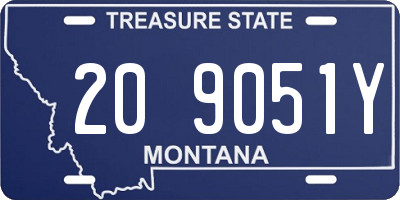 MT license plate 209051Y