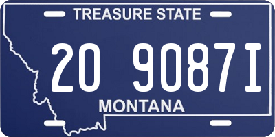 MT license plate 209087I
