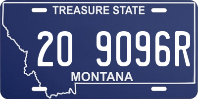MT license plate 209096R