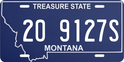 MT license plate 209127S