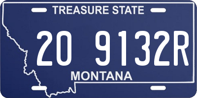 MT license plate 209132R