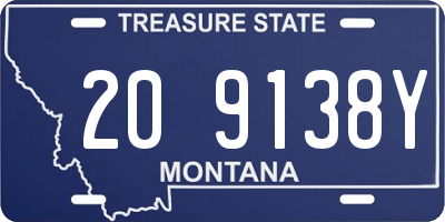 MT license plate 209138Y
