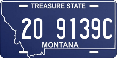MT license plate 209139C